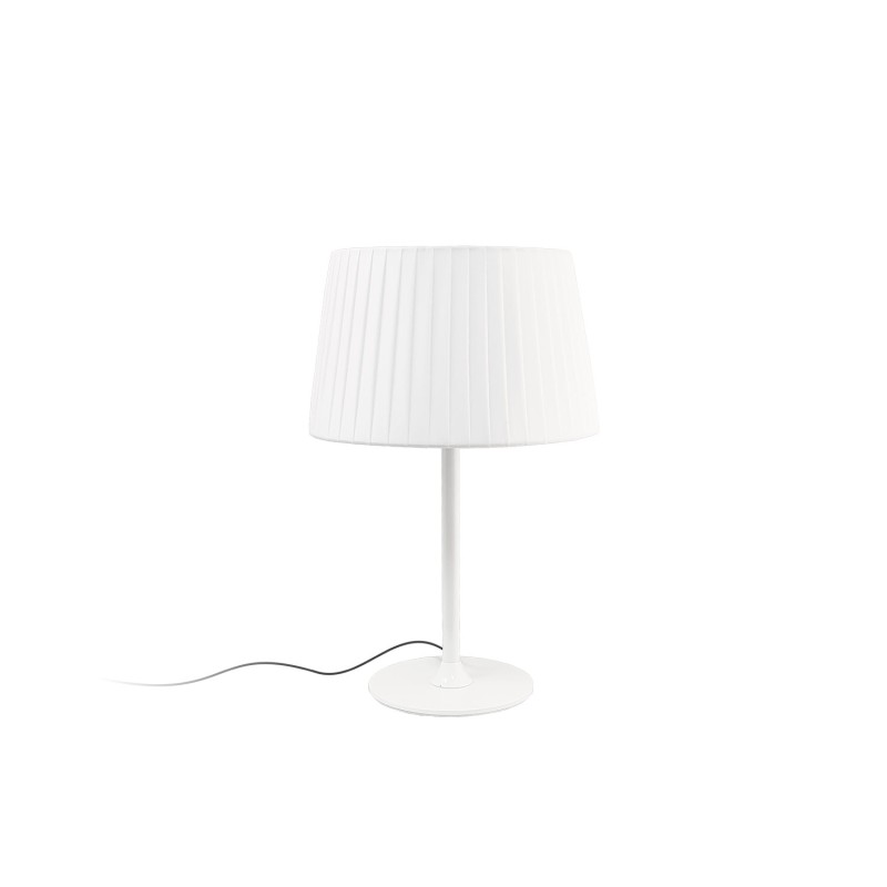 Lampe de table REJAT métal E27 LED blanche