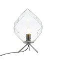 VOUST lampe de table en métal E27 LED couleur chrome brillant
