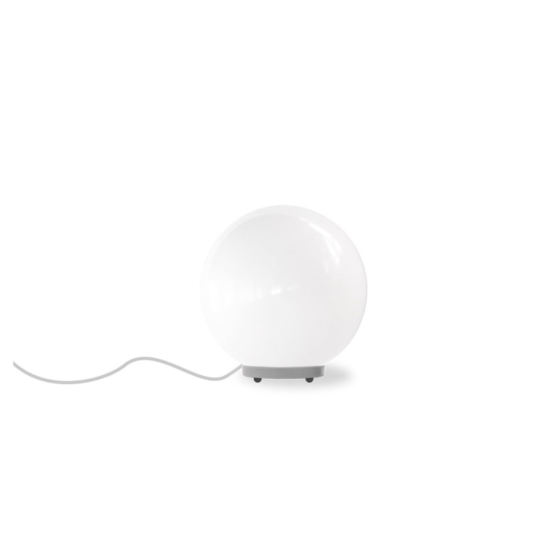 Lampe à poser LED blanche E27 thermoplastique MORIN