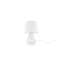 FUSSE lampe de table textile E27 LED blanc