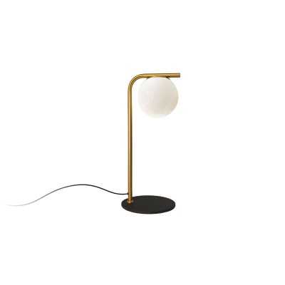 Lampe de table en métal PIRIO E27 LED couleur laiton brossé