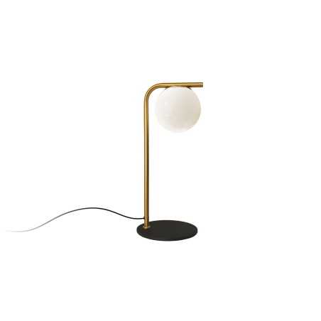 Lampe de table en métal PIRIO E27 LED couleur laiton brossé