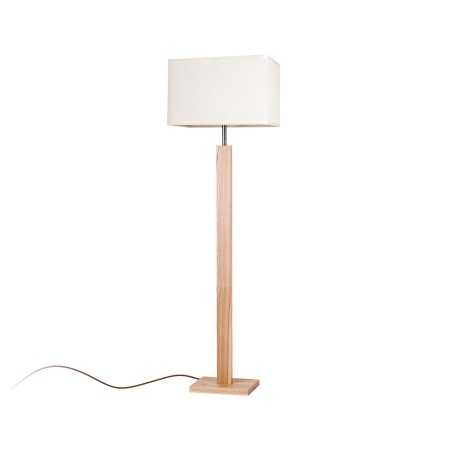 BOHAS lampadaire en bois E27 LED couleur bois