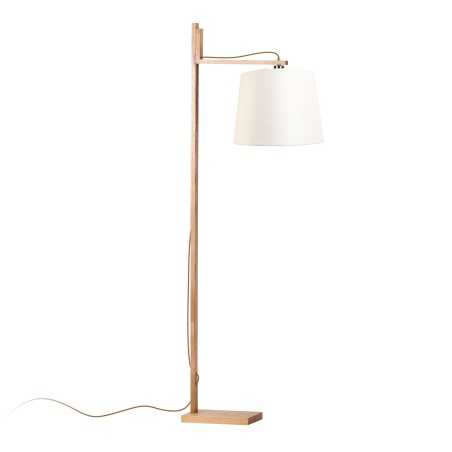 Lampadaire en bois LOUAN E27 LED couleur bois