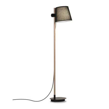 Lampadaire LED E27 en bois LANNIC