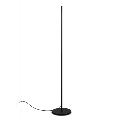 LANNOAN lampadaire LED aluminium 27W 1825Lm noir