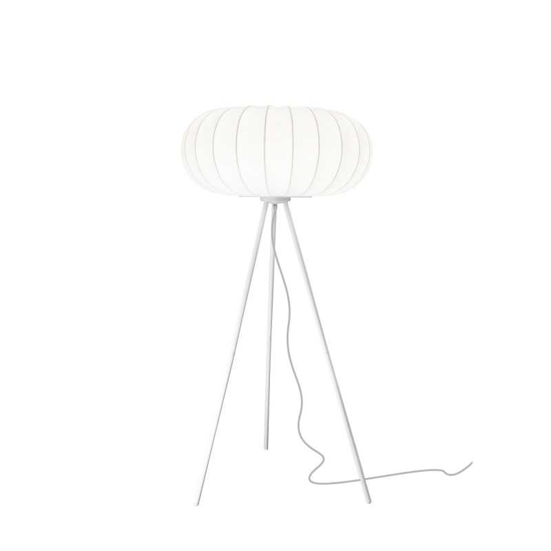 Lampadaire YVIERS résine polymère E27 LED blanc