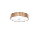 Plafonnier bois YVETOT E27 LED couleur bois