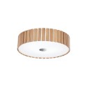 Plafonnier bois YVELIN E27 LED couleur bois