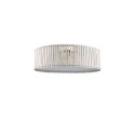 Plafonnier LED YRONDE bambou E27 blanc