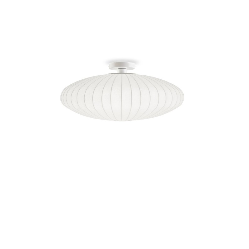 PAUSSAC suspension simple résine polymère E27 LED couleur blanc