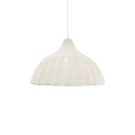 VIBUS suspension simple osier E27 LED colorée