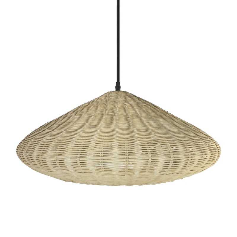 Suspension simple HARDY osier E27 LED couleurs