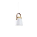 Suspension simple LED colorée E27 en aluminium ISLOU