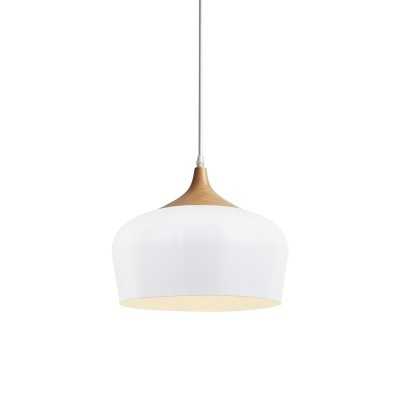 GAHOU suspension simple aluminium E27 LED couleurs