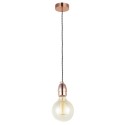 Suspension simple LED E27 en métal LIVET
