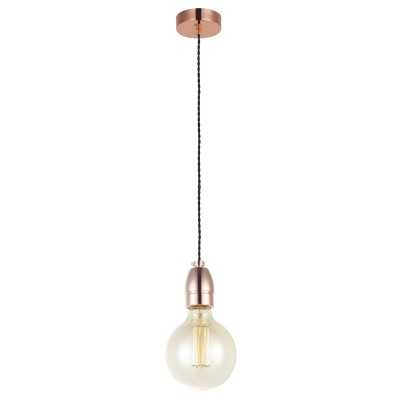 Suspension simple LED E27 en métal LIVET