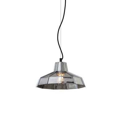 MUZON suspension simple verre E27 LED couleurs