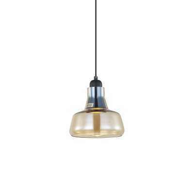Suspension simple THORE en métal coloré GU10