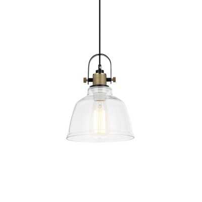 Suspension simple SAUGY métal E27 LED colorée
