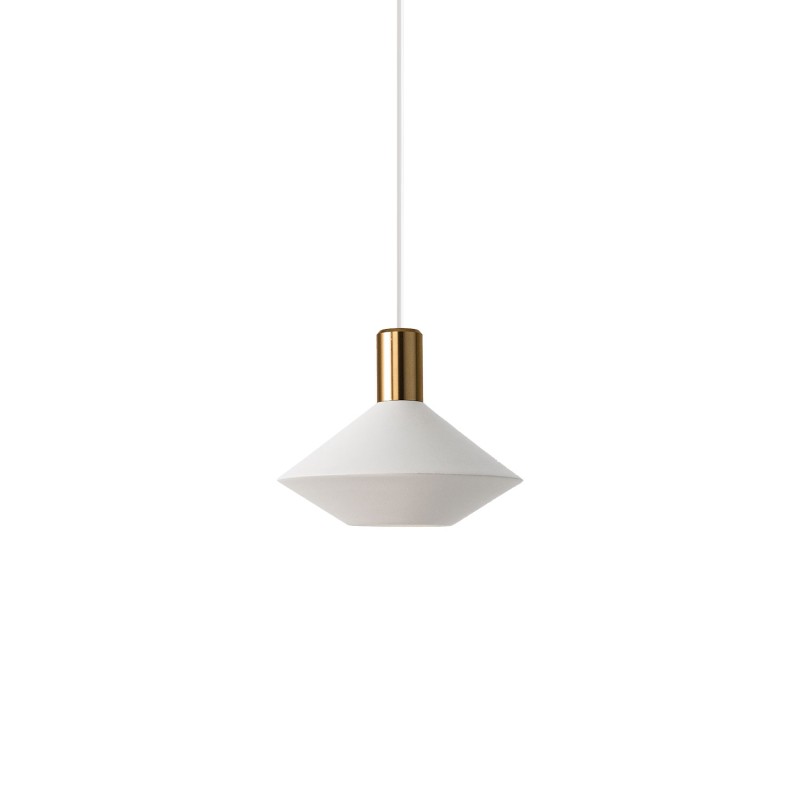 Suspension simple PILET aluminium GU10 colorée