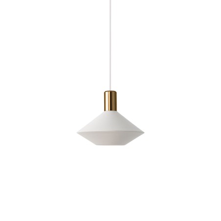 Suspension simple PILET aluminium GU10 colorée