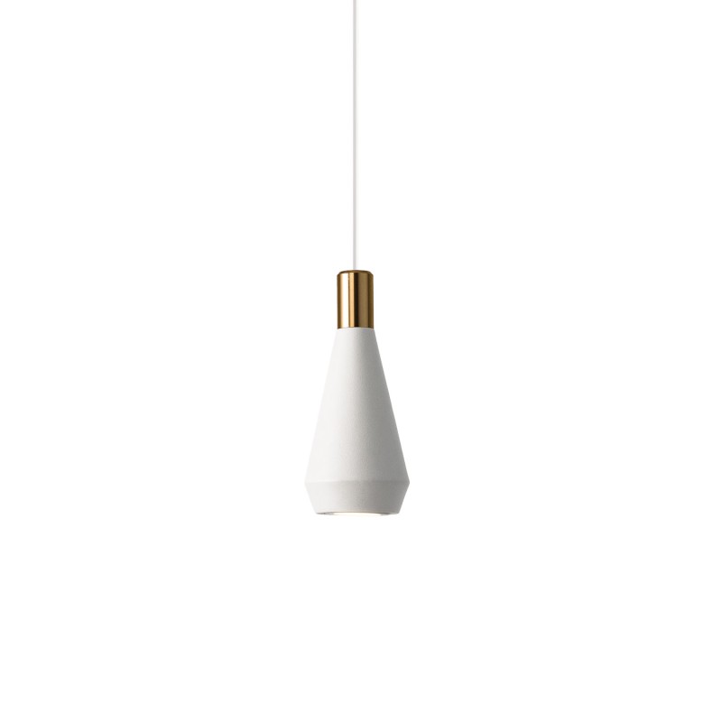 Suspension simple MUANCE aluminium GU10 noir
