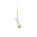 Suspension simple aluminium GU10 colorée MURSAY