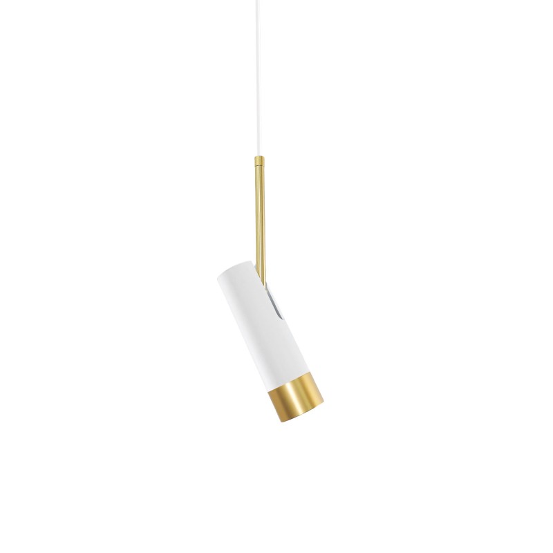 Suspension simple aluminium GU10 colorée MURSAY
