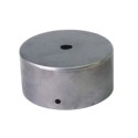 Support en fer forgé haut à peindre, de 80 mm de diamètre avec une sortie