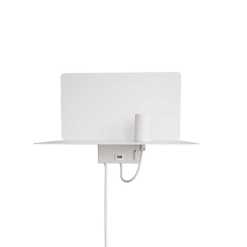 Applique murale LED colorée GRAYO aluminium E27