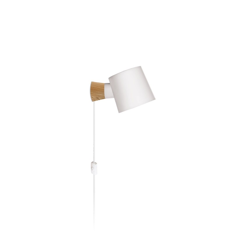 Applique murale en bois LAVS E27 LED couleurs