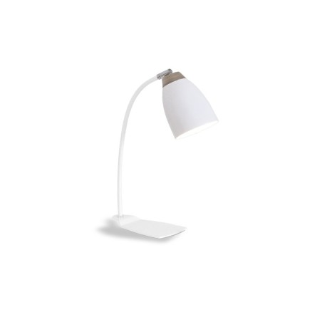 Lampe de table LED E27 en bois PECUT