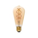 Ampoule LED en forme de spirale en forme de poire E27 5W 250Lm ambre dimmable