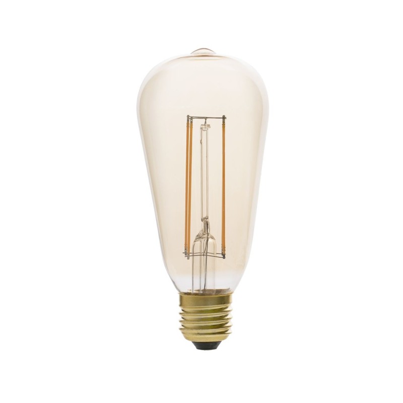 Ampoule LED vintage en forme de poire E27 5W 400Lm ambre dimmable