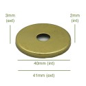 Porte-tulipes en laiton de 40mm diamètre x 2mm