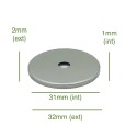 Porte-tulipes en fer brut de 31mm diamètre x 1mm