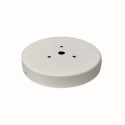 Support globes blanc 115mm x 19mm avec vis
