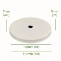Porte-tulipes couleur blanc de 108mm diamètre x 5mm