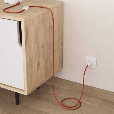 Câble décoratif textile à mètres homologué argile