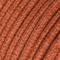 Câble décoratif textile à mètres homologué argile