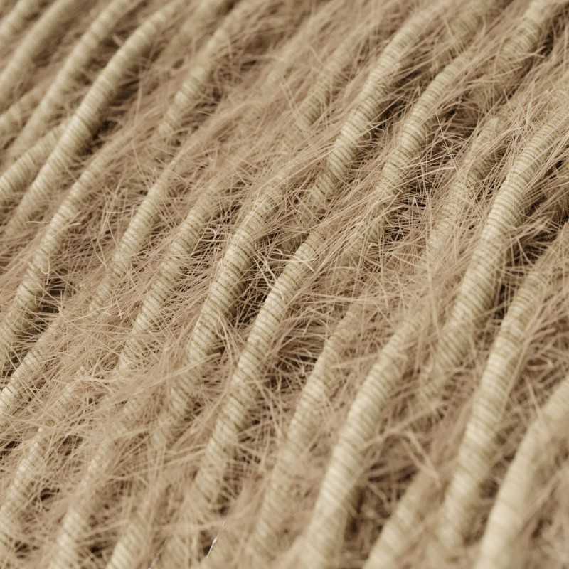 Access Textiles Câble décoratif textile tressé à mètres homologué plume jute
