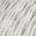Câble décoratif textile tressé à mètres homologué plume blanche