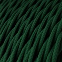 copy of Câble textile torsadé 2x0.75mm² vert finition soie