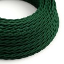 copy of Câble textile torsadé 2x0.75mm² vert finition soie