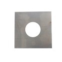 Plaque plate en fer 30mm x 30mm x 1,5mm