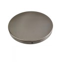 Support métallique couleur acier mat diamètre 250mm sans trous