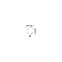 Ampoule LED globe vintage 95mm 8W dimmable 4000K