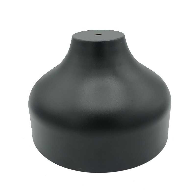 Abat-jour noire avec intérieur doré 150mm x 210mm