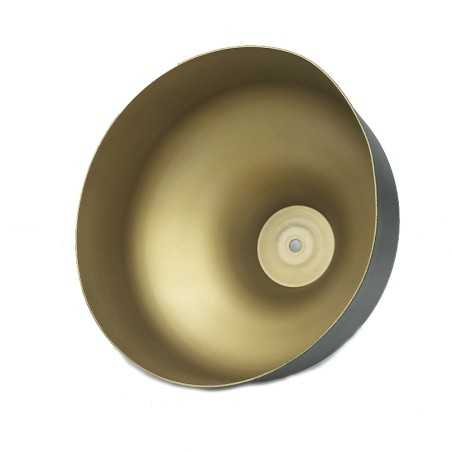 Abat-jour noire avec intérieur doré 150mm x 210mm